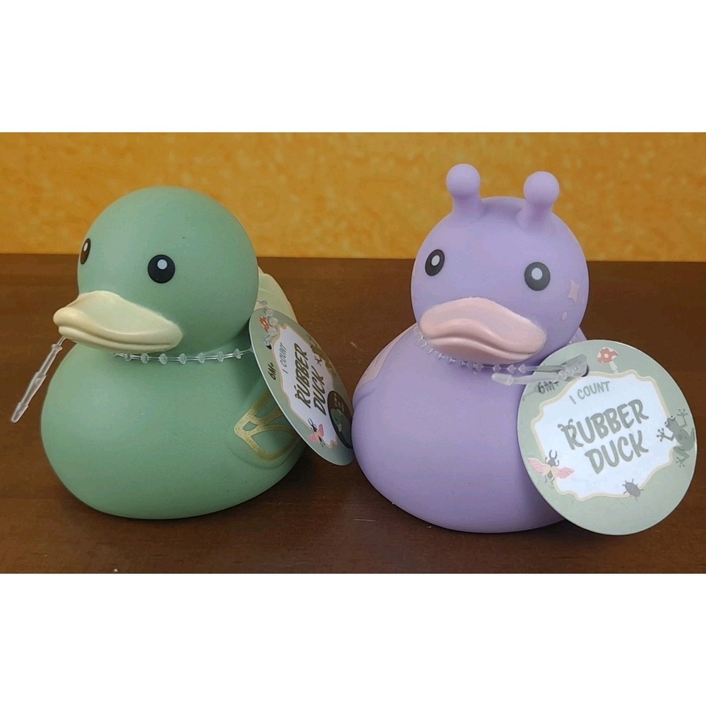Target Bullseye Playground Summer Rubber Duck Lot Of 2 Firefly And Fairy 2025 - Picture 11 of 11